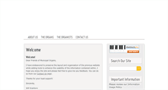 Desktop Screenshot of municipalorgans.net